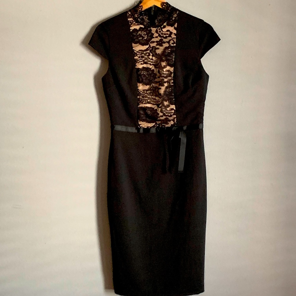 Stunning Ava & Aiden black lace / cream dress